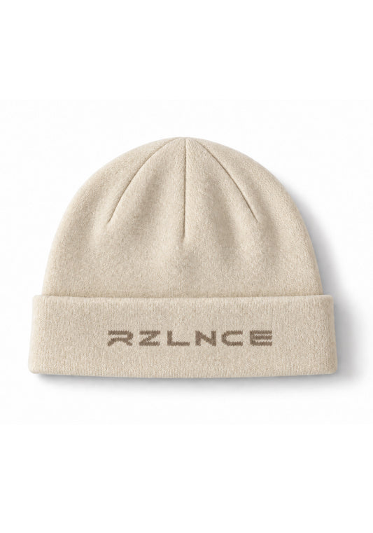 Two Ways Beanie - Light Beige