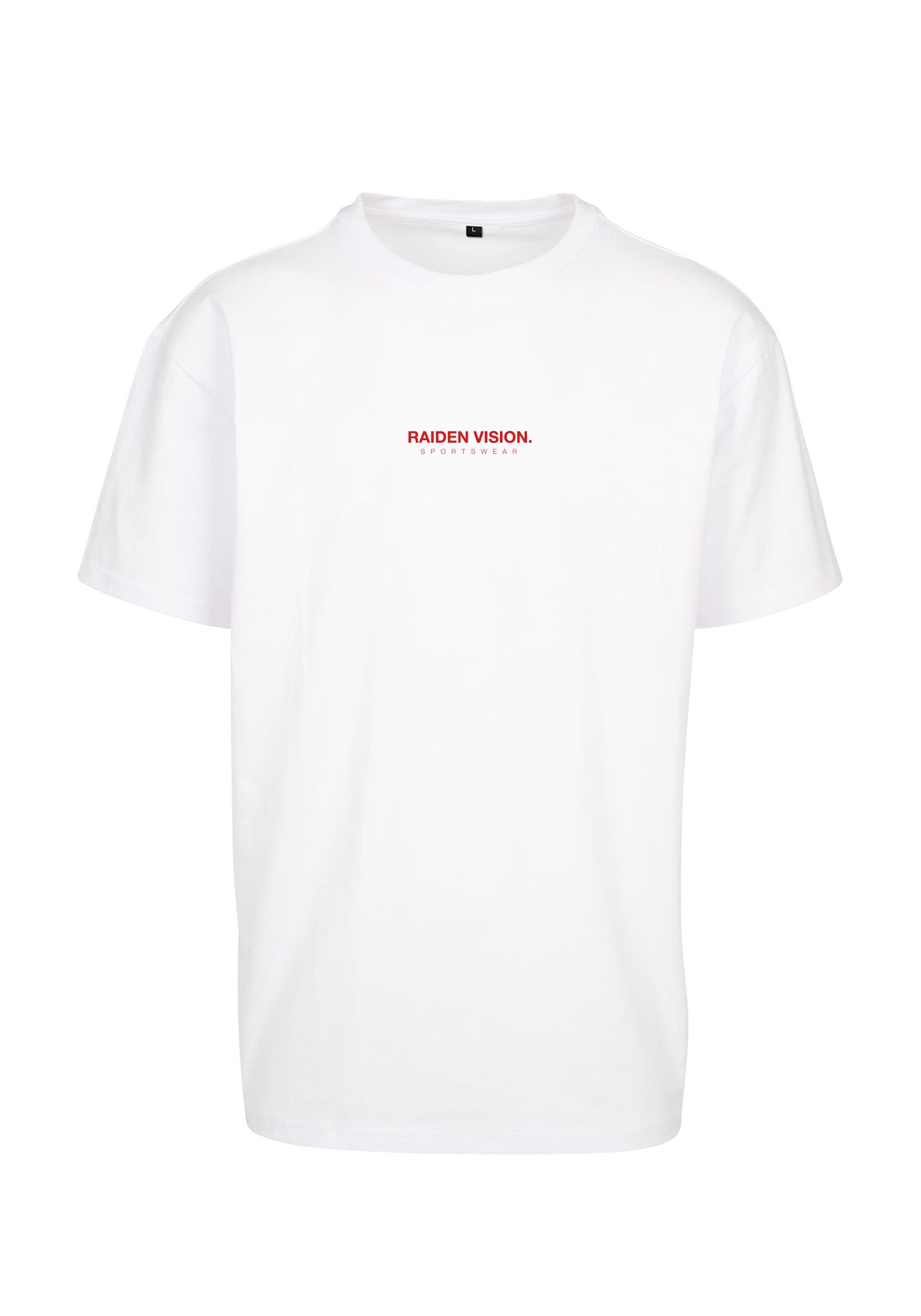 RAIDEN T-Shirt "CARB LOADING SPECIALISTS" WHITE (OVERSIZED FIT)