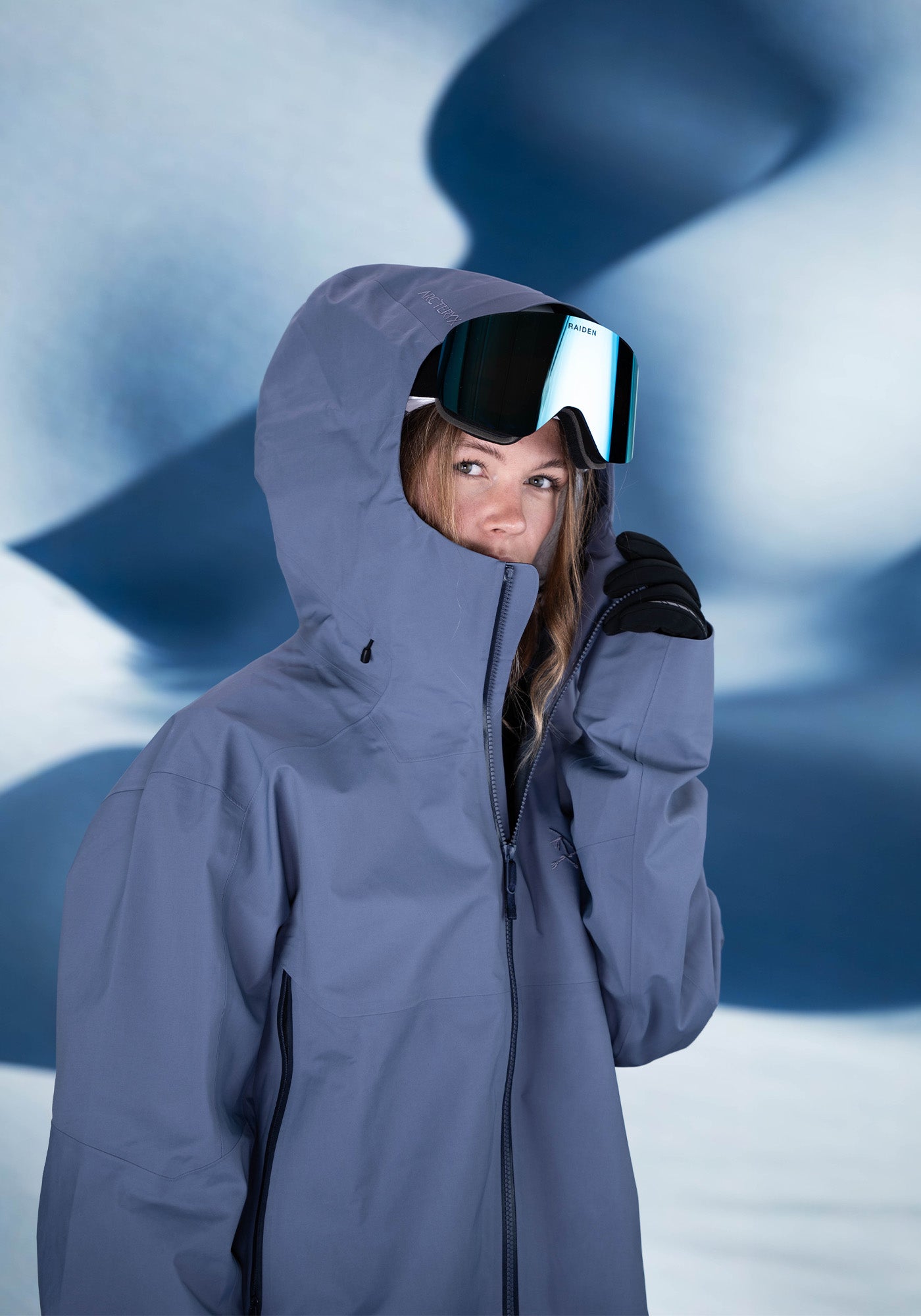 RAIDEN Skibrille Blau 09