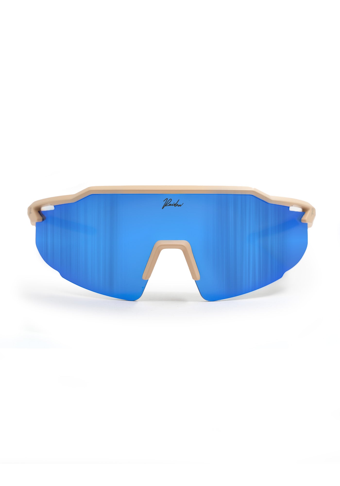 Schnelle Brille RAIDEN "Sand / Deep Pacific Blue