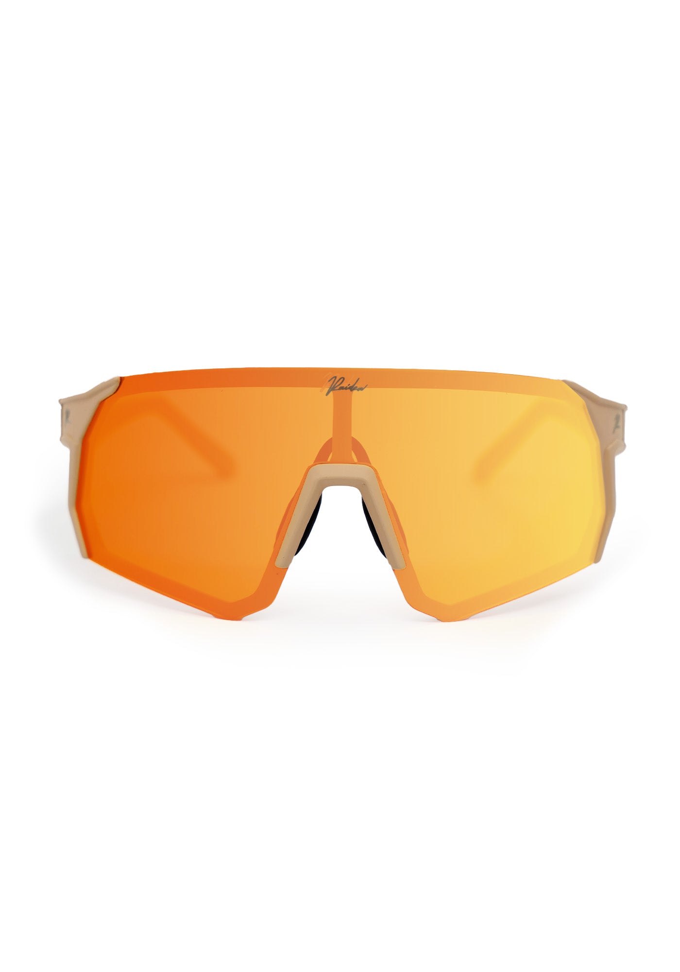 fahrradbrille orange Sportbrille RAIDEN "R47" Sand/ Light Orange – Raiden Vision