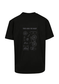 RAIDEN T-Shirt "THIS AND I'M OKAY" BLACK (OVERSIZED FIT)