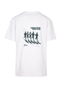 RAIDEN T-Shirt "TRACK CLUB" WHITE (OVERSIZED FIT)