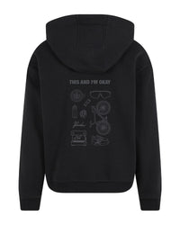 RAIDEN HOODIE "THIS AND I'M OKAY" BLACK
