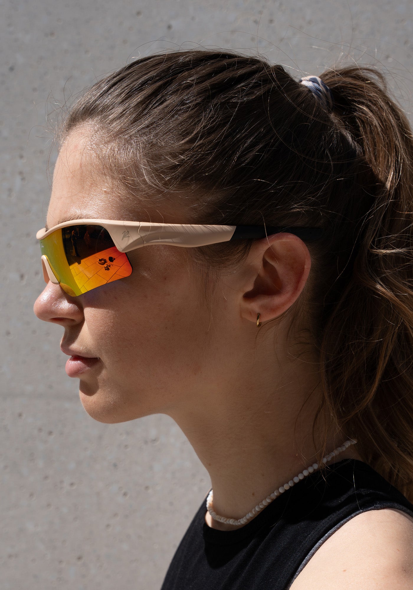 Sportbrille RAIDEN "R99" Sand / Lava Orange