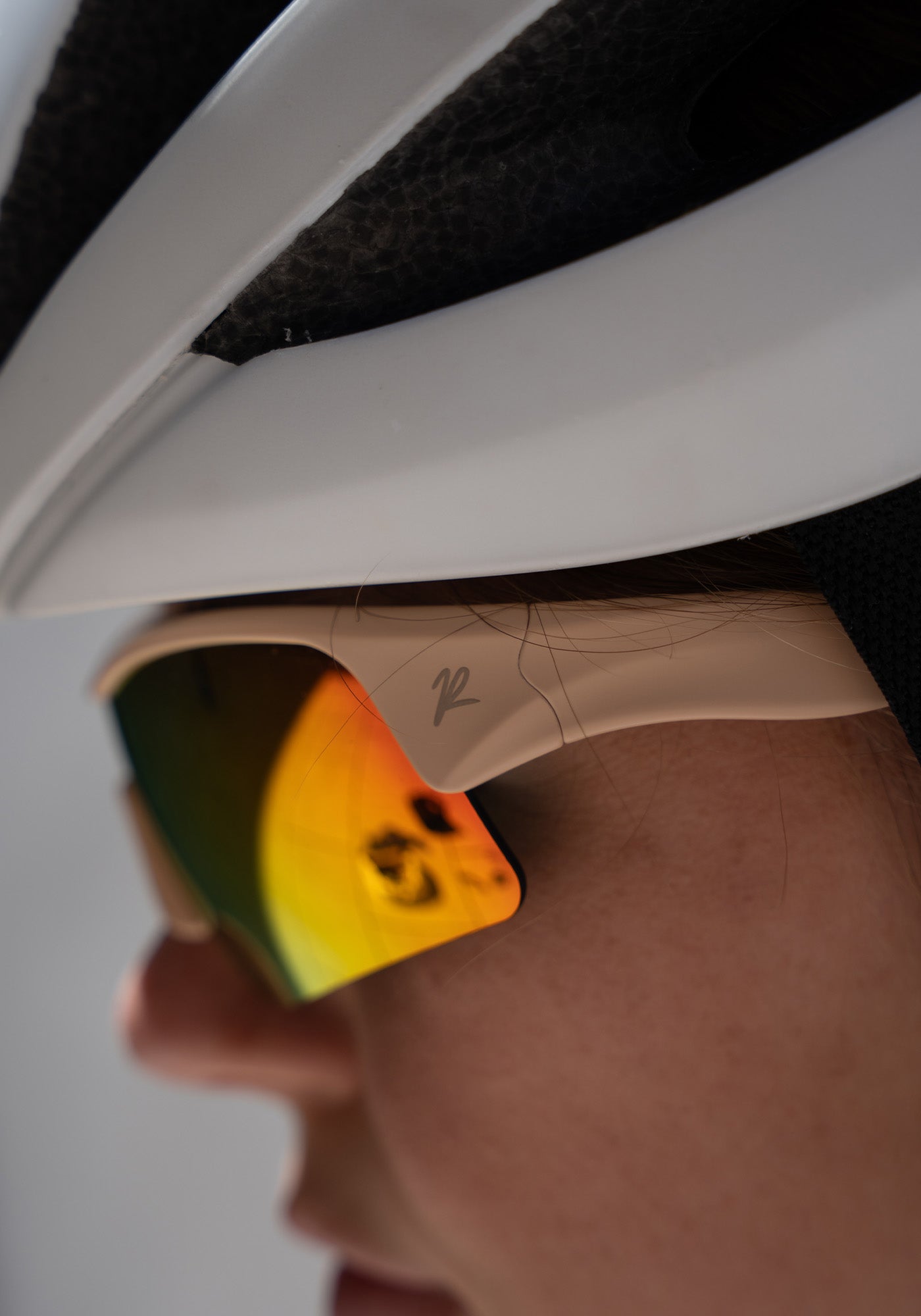 Sportbrille RAIDEN "R99" Sand / Lava Orange