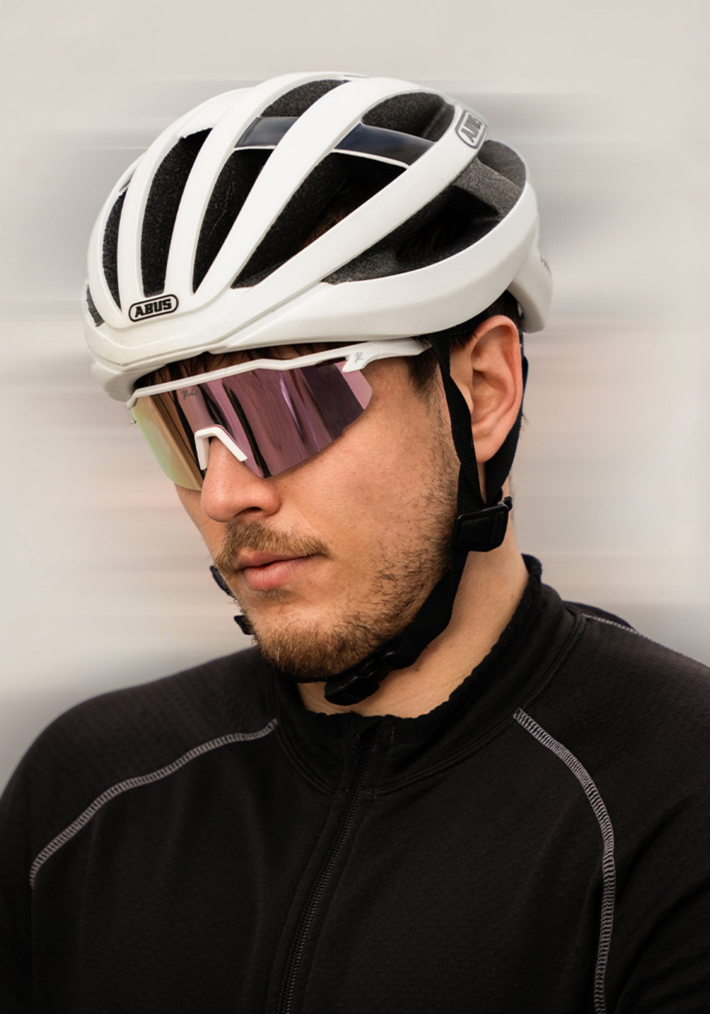 Schnelle Brille RAIDEN "White/ Berry Pink"