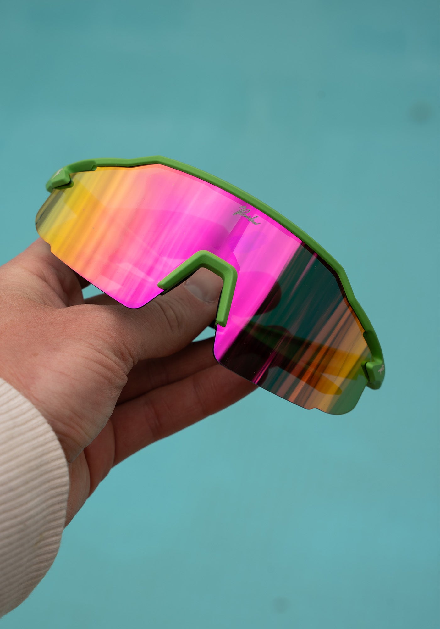 Schnelle Brille RAIDEN "Green/ Dragonfruit"