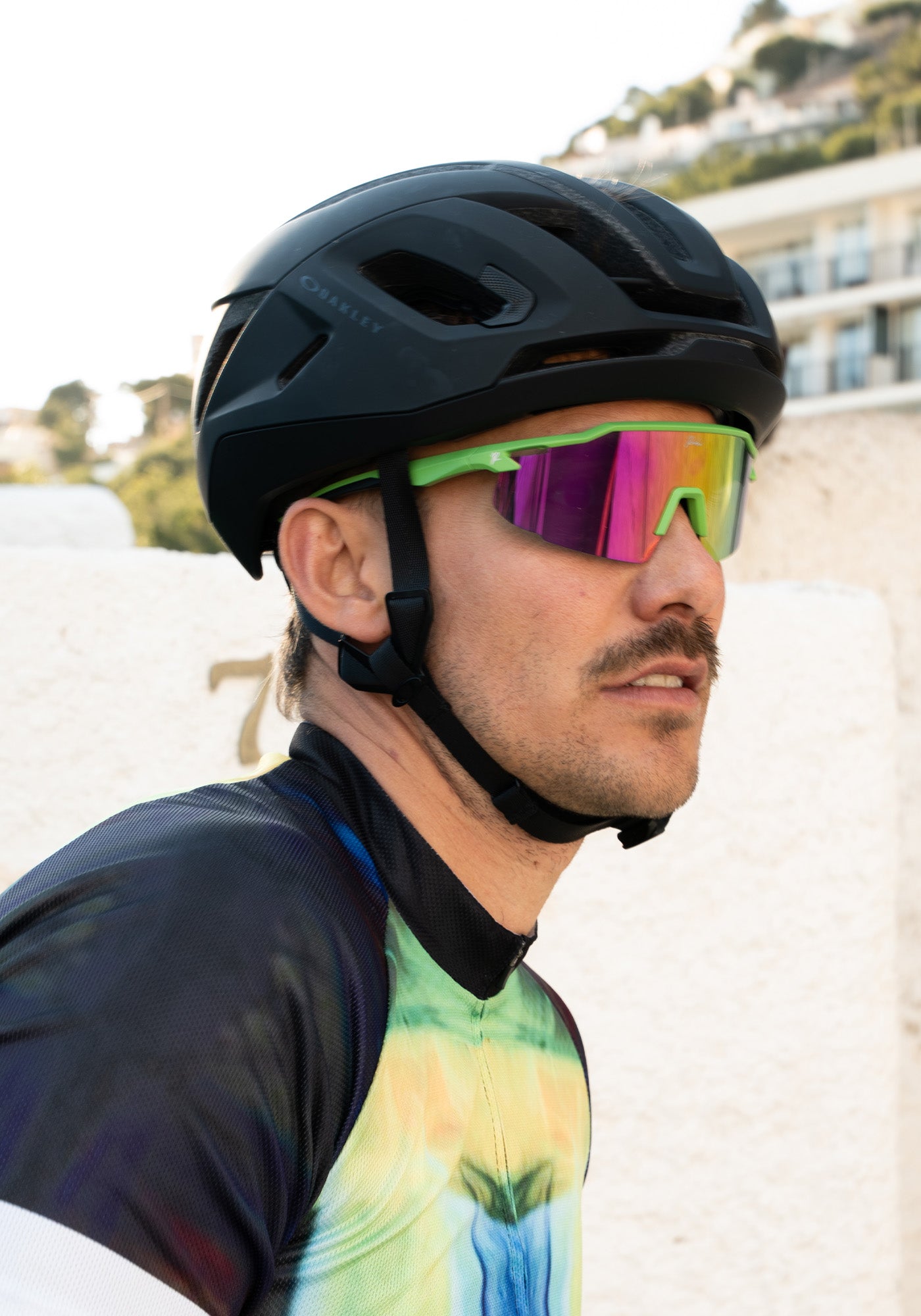 Schnelle Brille RAIDEN "Green/ Dragonfruit"