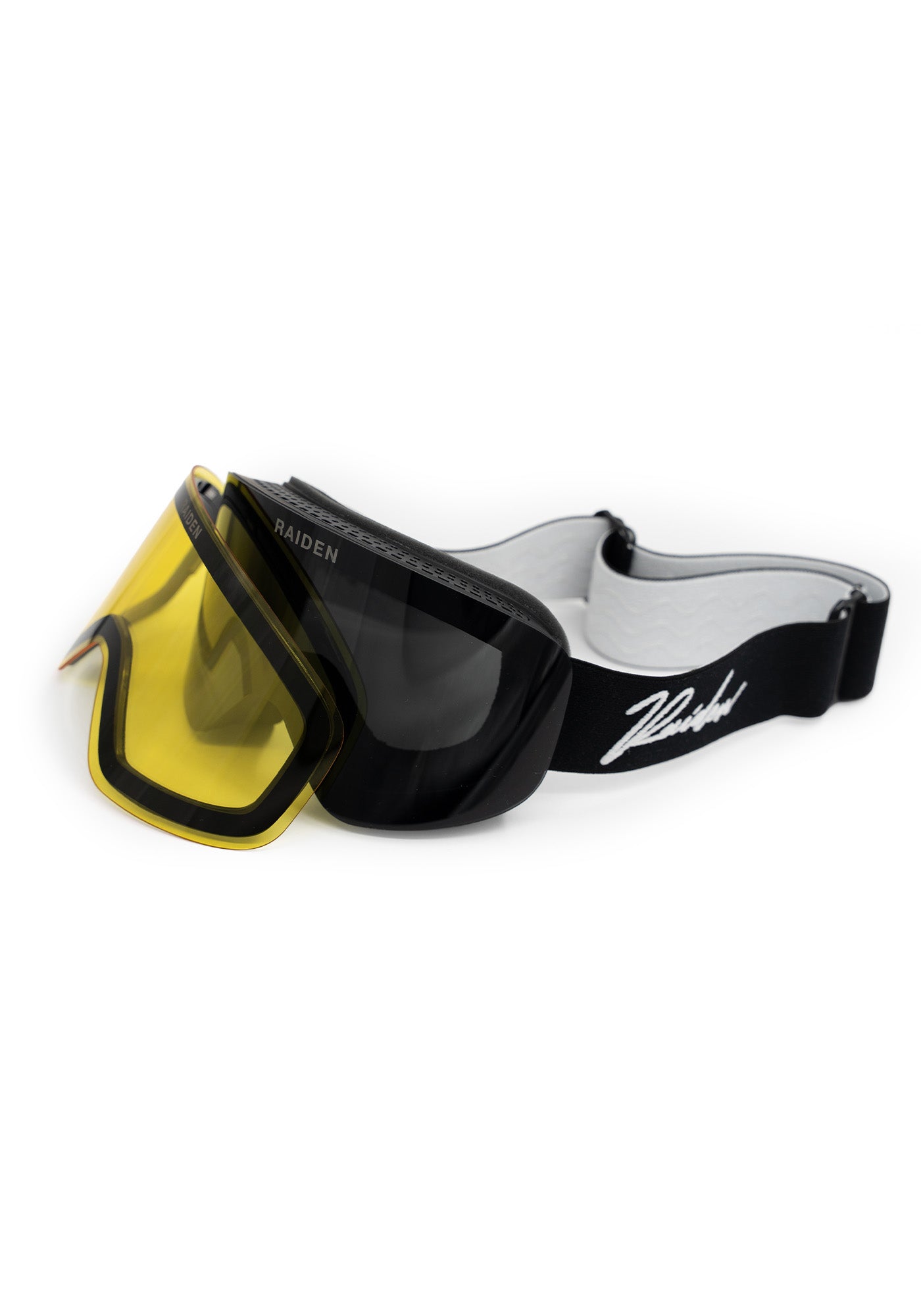 Skibrille RAIDEN "Cylindrical" mit Wechselglas | All Black