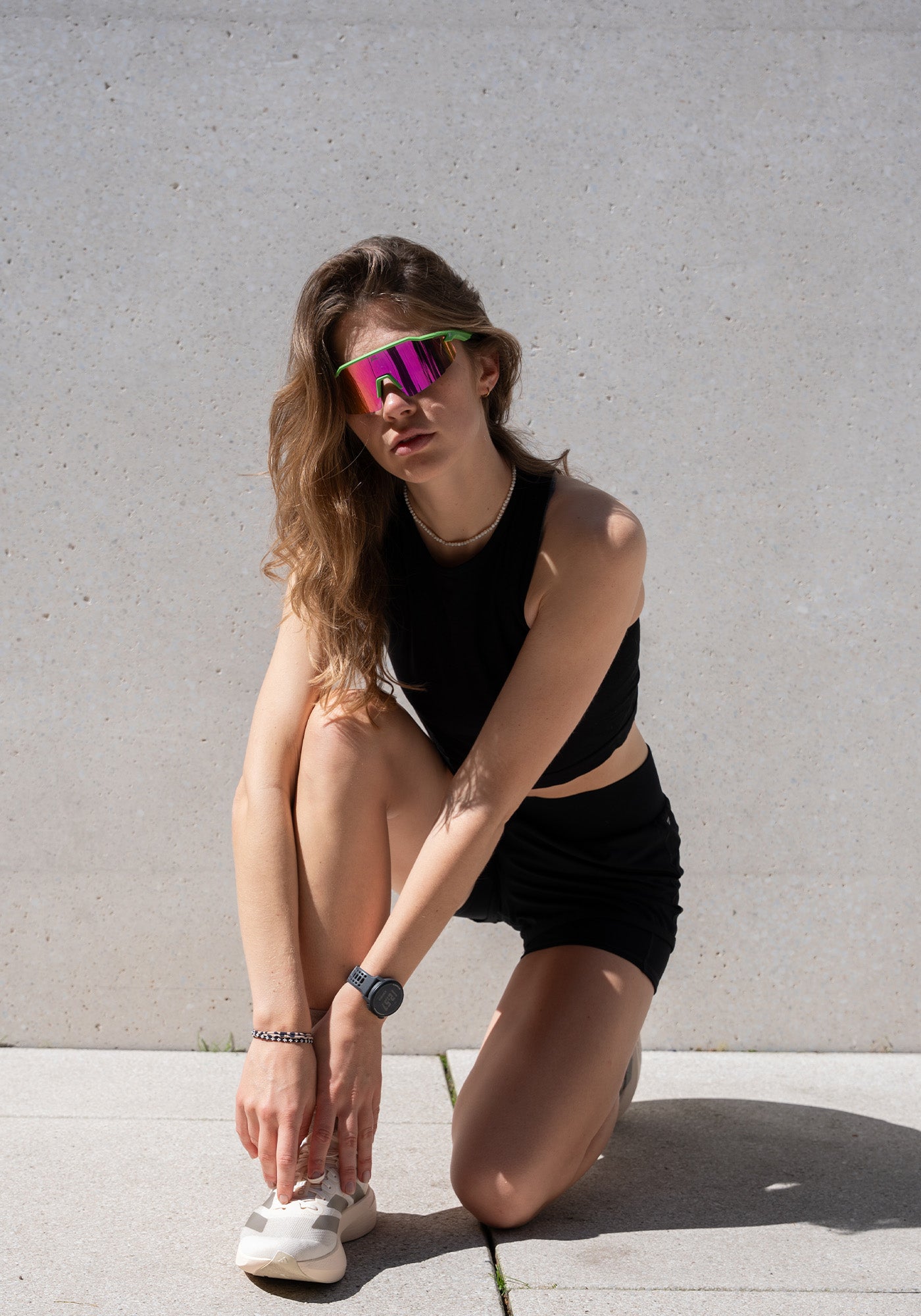 Schnelle Brille RAIDEN "Green/ Dragonfruit"