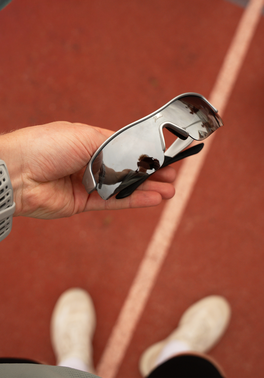 RAIDEN Sportbrille R99 Deep Silver – Seitenansicht