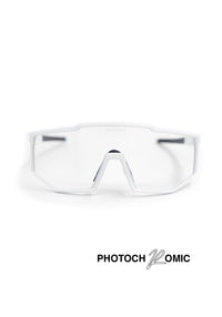 Sportbrille RAIDEN "R8" Photochromic "White / Clear to Black"