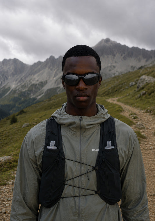 Sportbrille RAIDEN R77 Black Gray [High-Contrast-Gläser]