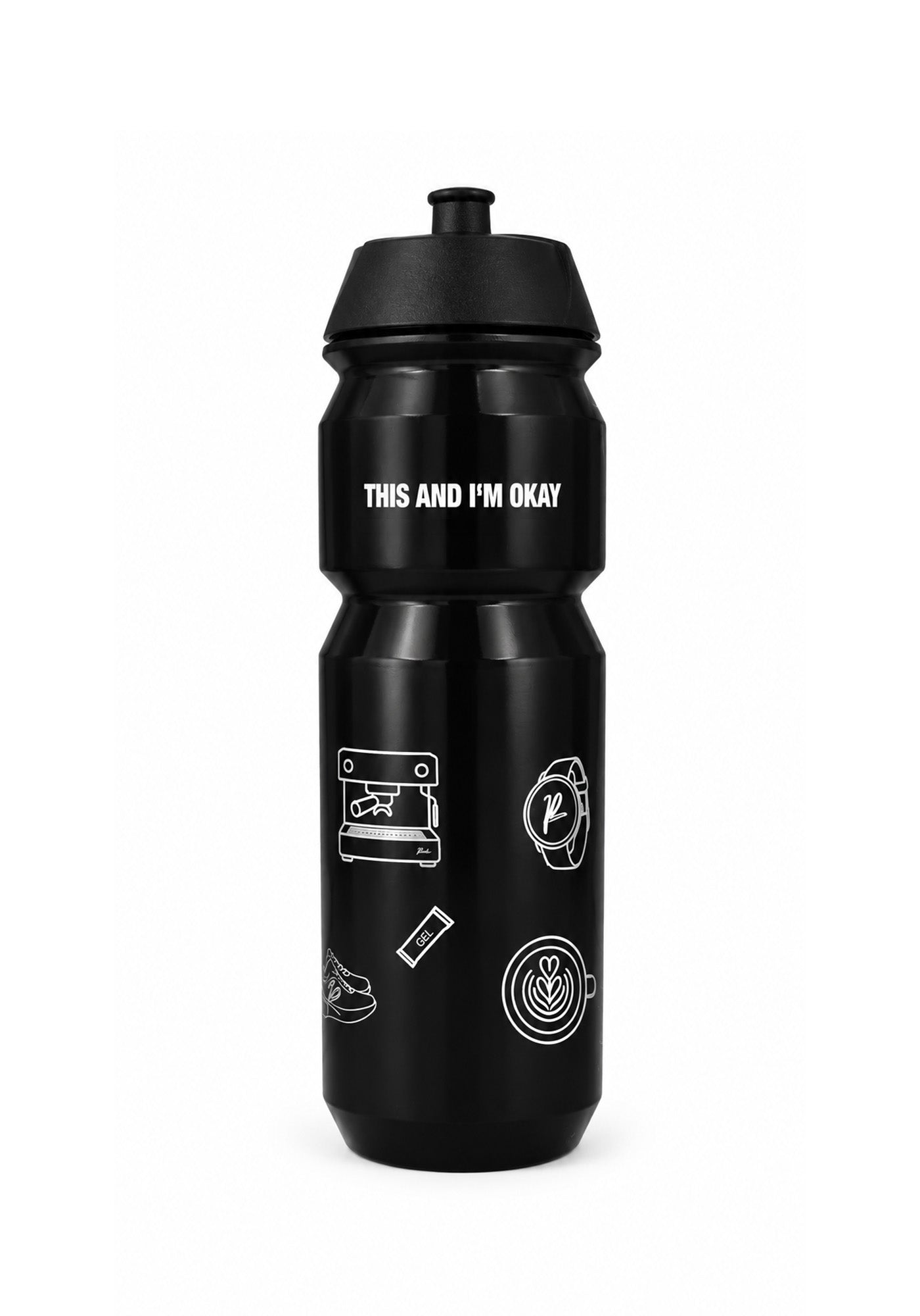 Trinkflasche Raiden Black "THIS AND I'M OKAY"