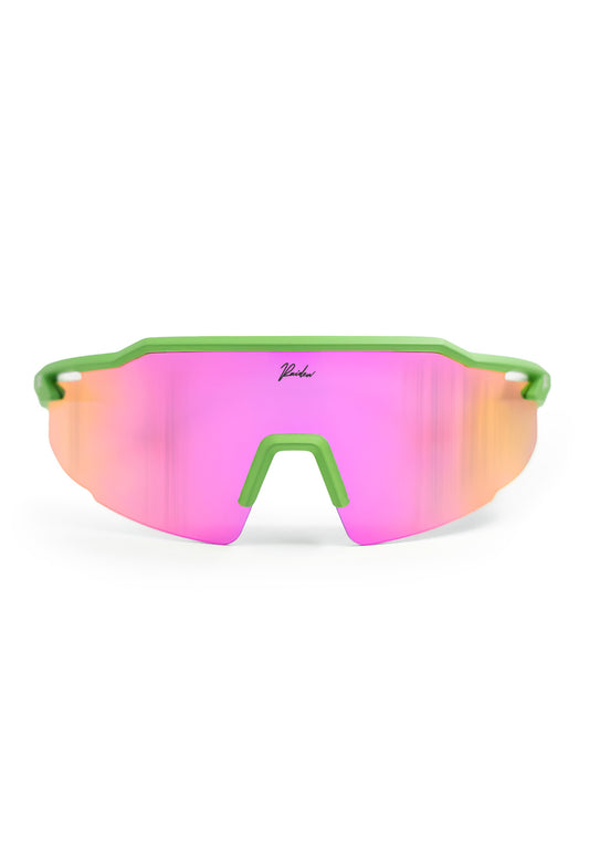 Schnelle Brille RAIDEN "Green/ Dragonfruit"