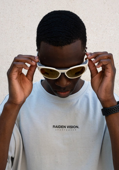 Sportbrille RAIDEN "R77" Sand Retro Gold