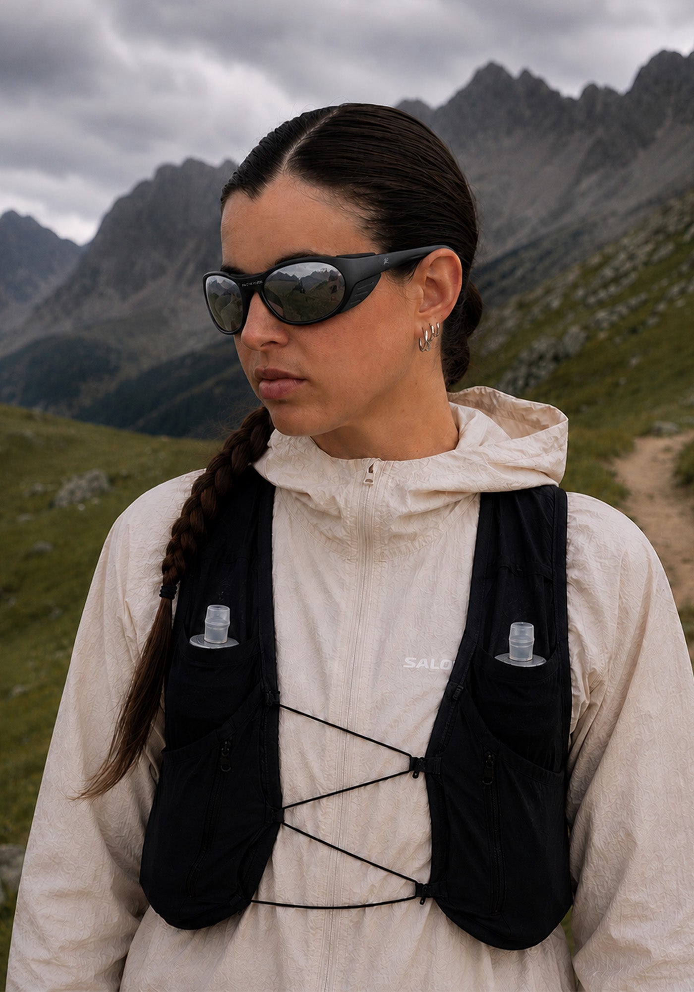 Sportbrille RAIDEN "R77" Black Gray