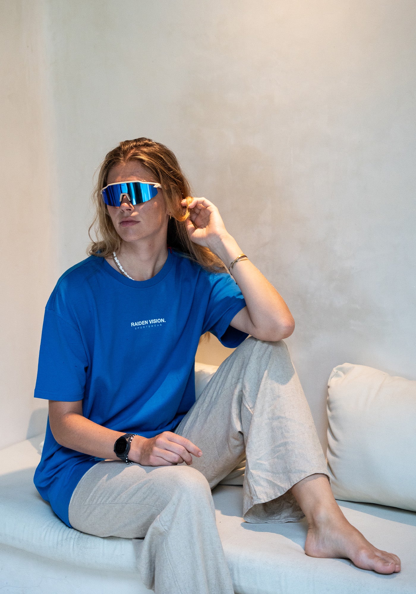 RAIDEN T-Shirt "THIS AND I'M OKAY" BLUE