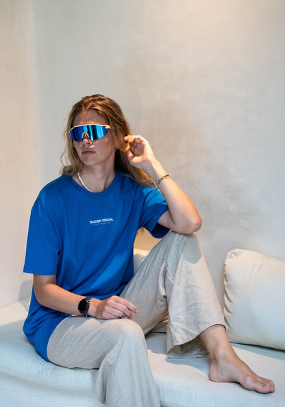 RAIDEN T-Shirt "THIS AND I'M OKAY" BLUE