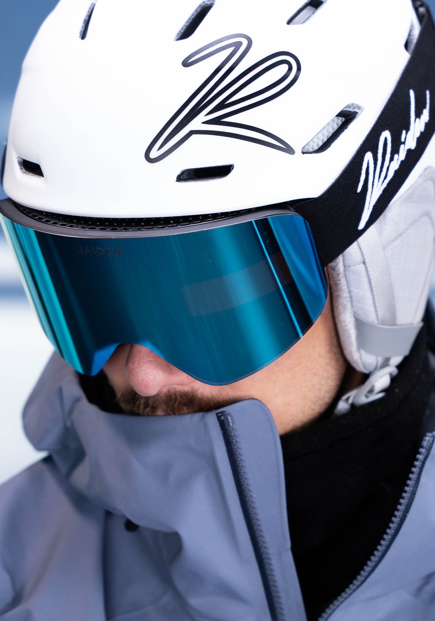 RAIDEN Skibrille Blau 04