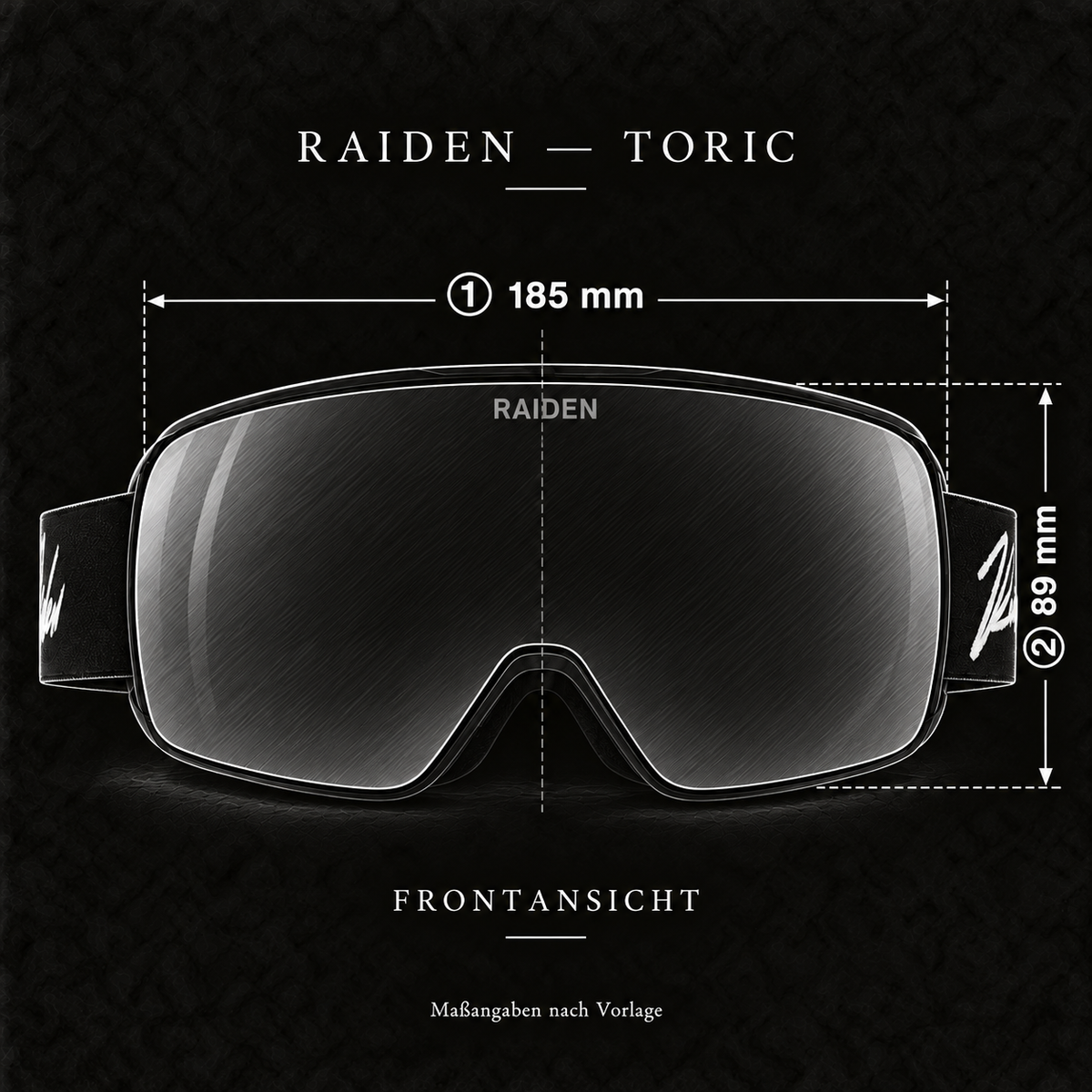 Skibrille RAIDEN "Toric" mit Wechselglas - Berry Pink