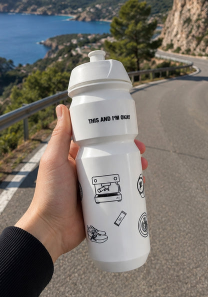 Trinkflasche Raiden White "THIS AND I'M OKAY"