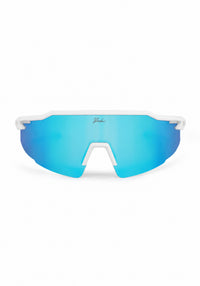 Schnelle Brille RAIDEN "White/ Atlantic Light Blue"