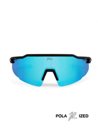 Schnelle Brille RAIDEN "Black/ Atlantic Light Blue"