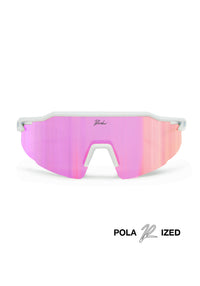 Schnelle Brille RAIDEN "White/ Berry Pink"