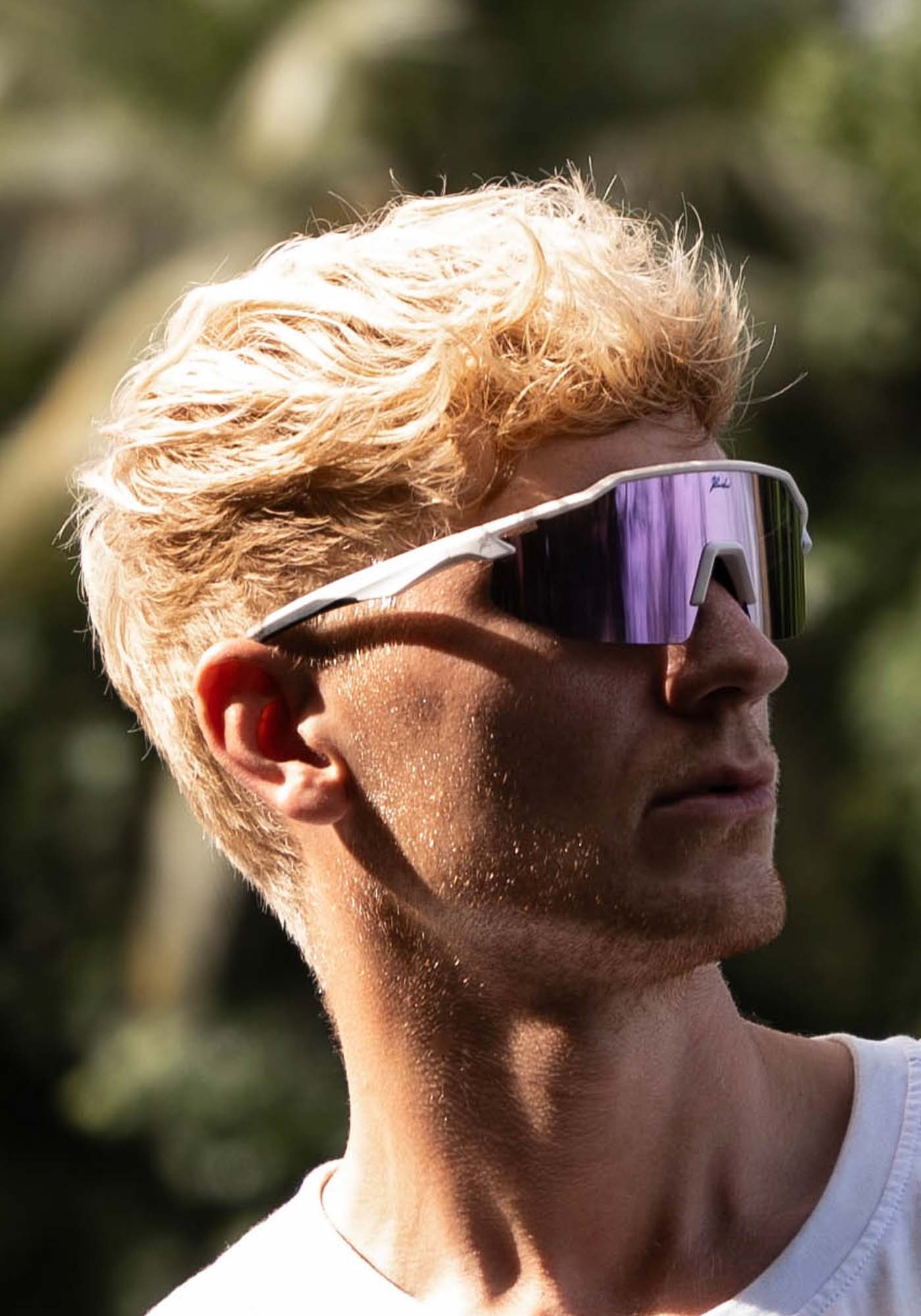 Schnelle Brille White Pink 07