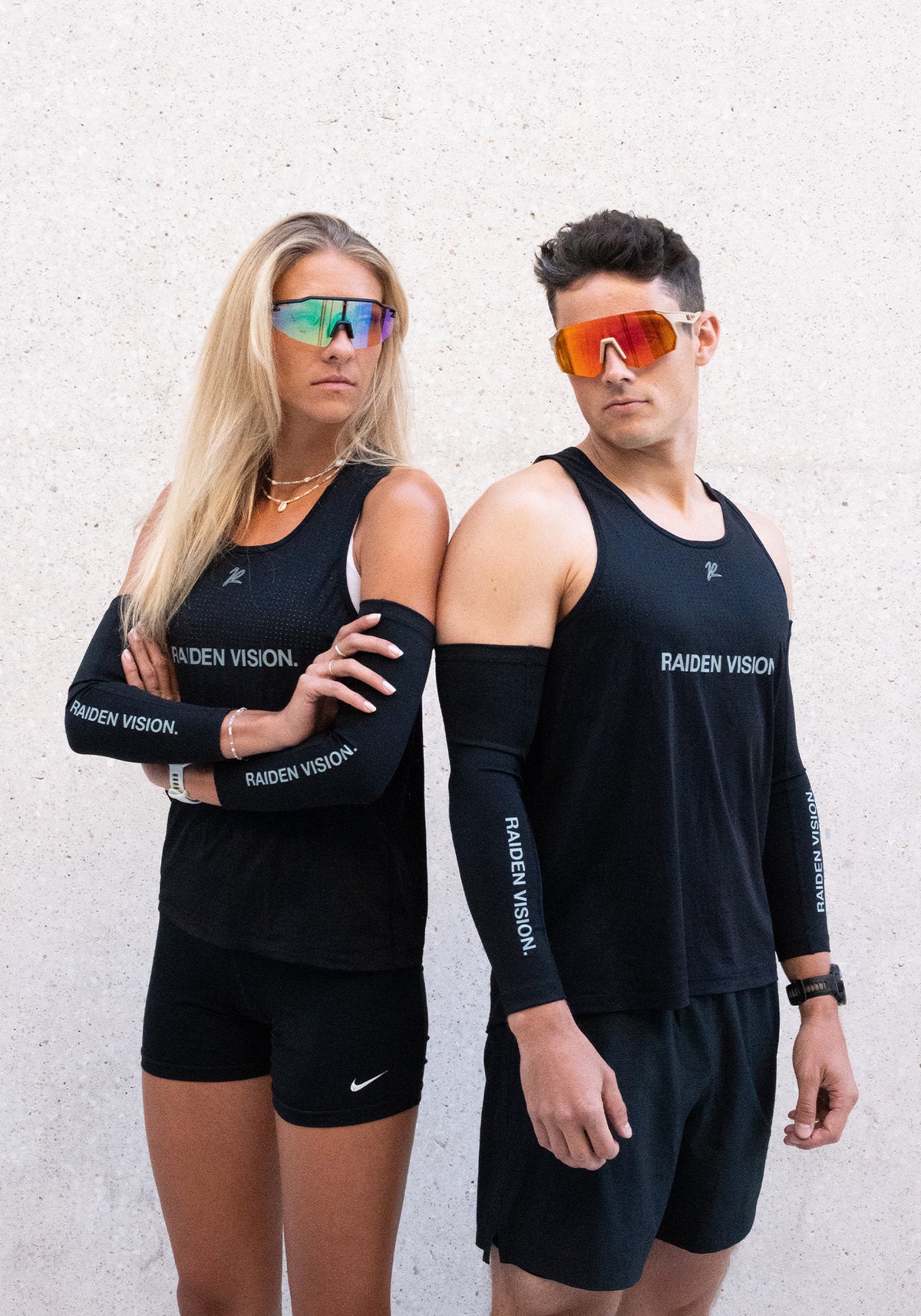 RAIDEN Running Singlet Coffee DNA [Kein Scheuern]