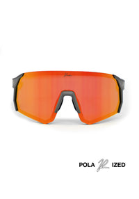 Sportbrille RAIDEN "R47" Volcano Red/ Grey