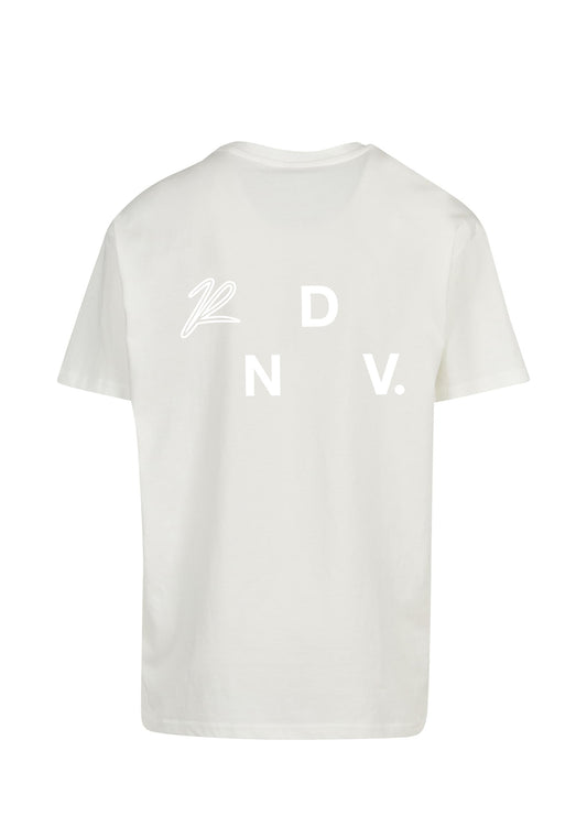 Oversized Tee RDNV - White on White