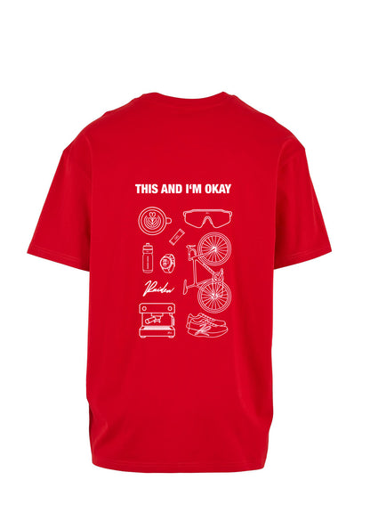 RAIDEN T-Shirt "THIS AND I'M OKAY" RED