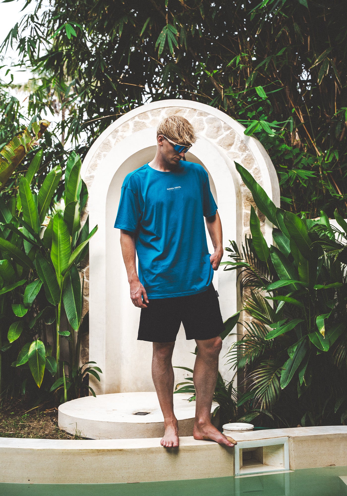 RAIDEN T-Shirt "THIS AND I'M OKAY" BLUE