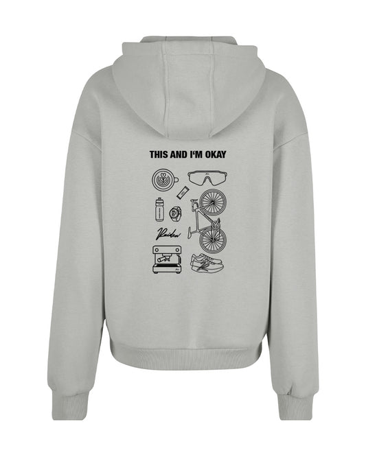 RAIDEN HOODIE "THIS AND I'M OKAY" GRAY
