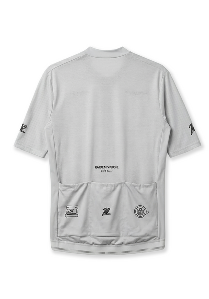 RAIDEN Cycling Jersey Café Racer – Rückseite