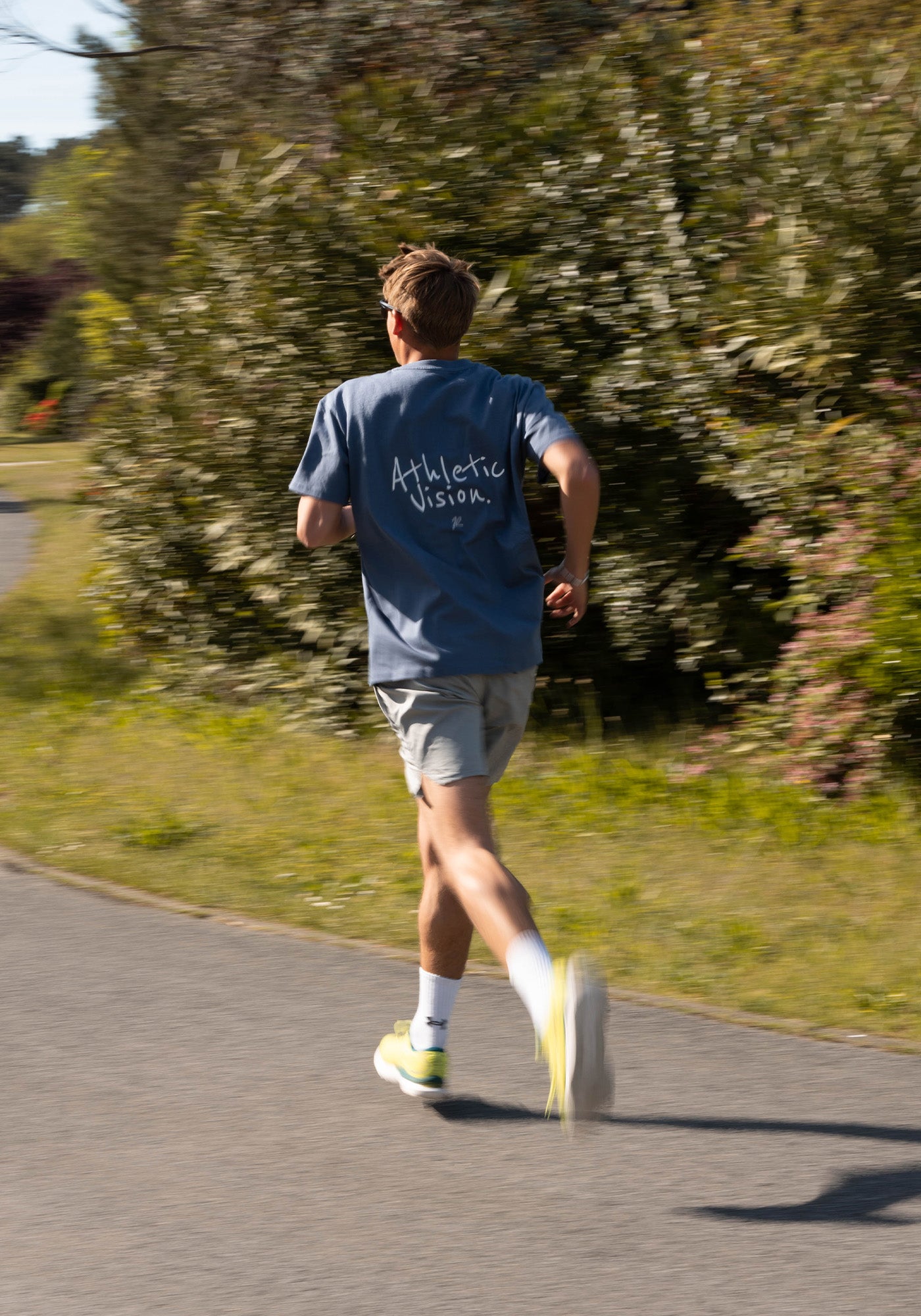 Oversized Tee Athletic Vision - Vintage Blue