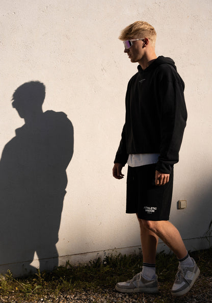 Light Hoodie Athletic Vision - Washed Black