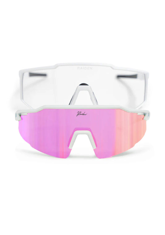 Sportbrillen Bundle R8  "All-Weather Photochromic White"