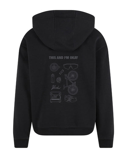 RAIDEN HOODIE "THIS AND I'M OKAY" BLACK