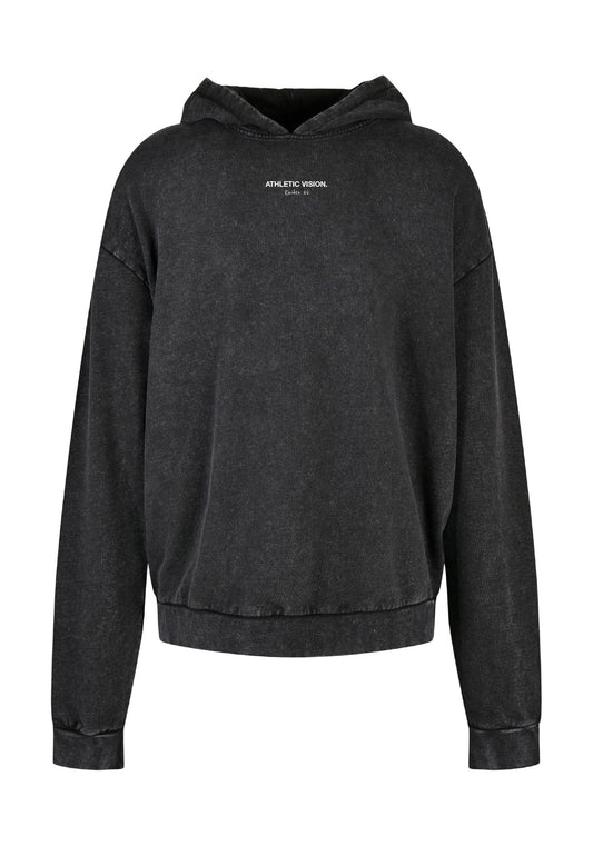 Light Hoodie Athletic Vision - Washed Black