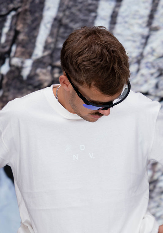Oversized Tee RDNV - White on White
