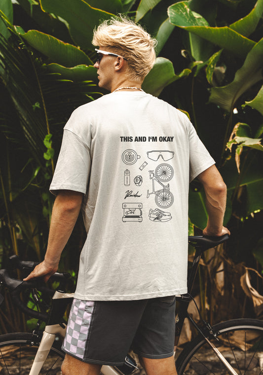 RAIDEN T-Shirt "THIS AND I'M OKAY" GRAY