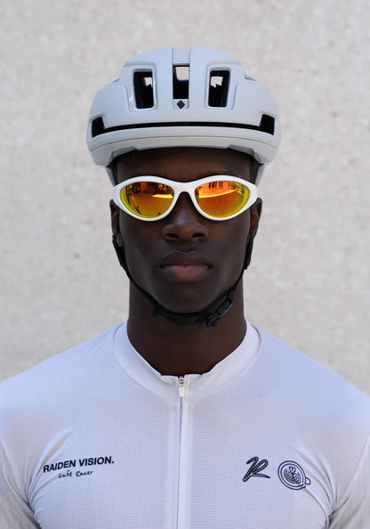 Sportbrille RAIDEN "R196" White Orange
