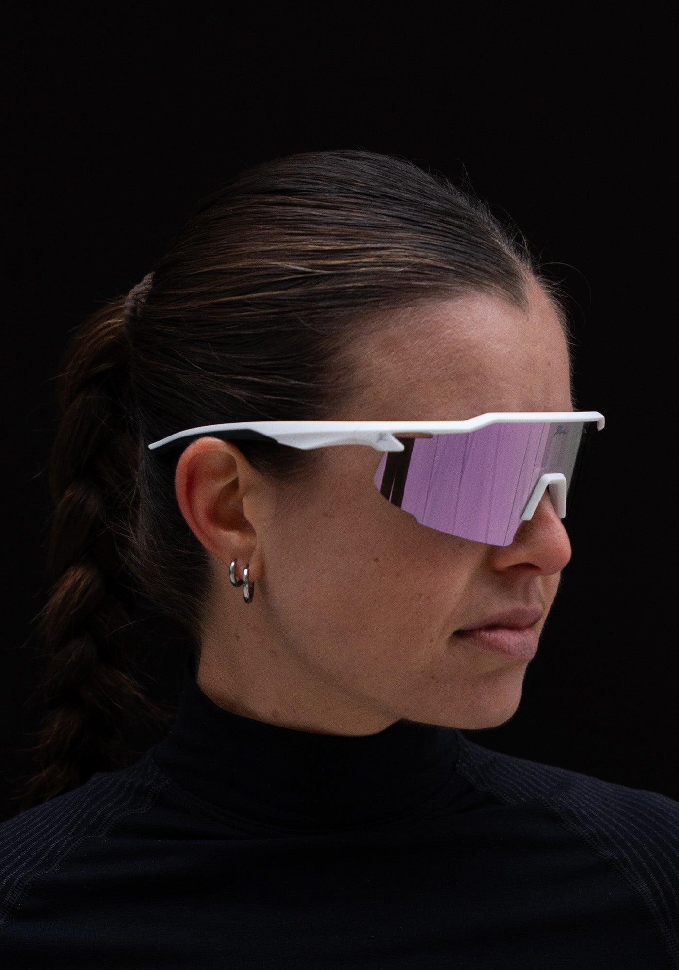 Schnelle Brille RAIDEN "White/ Berry Pink"