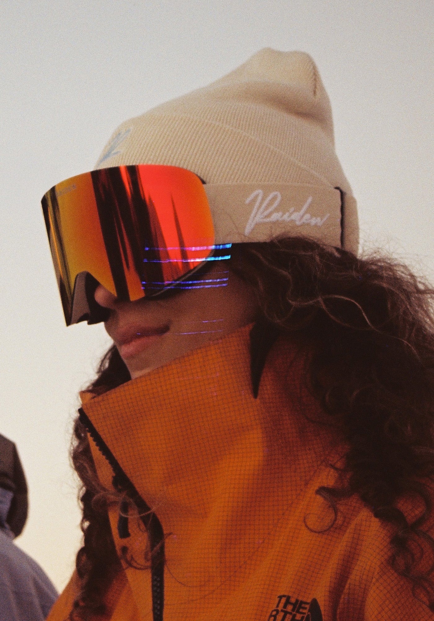 RAIDEN Skibrille RAIDEN Cylindrical mit Wechselglas | Sand Orange – Produktbild 12