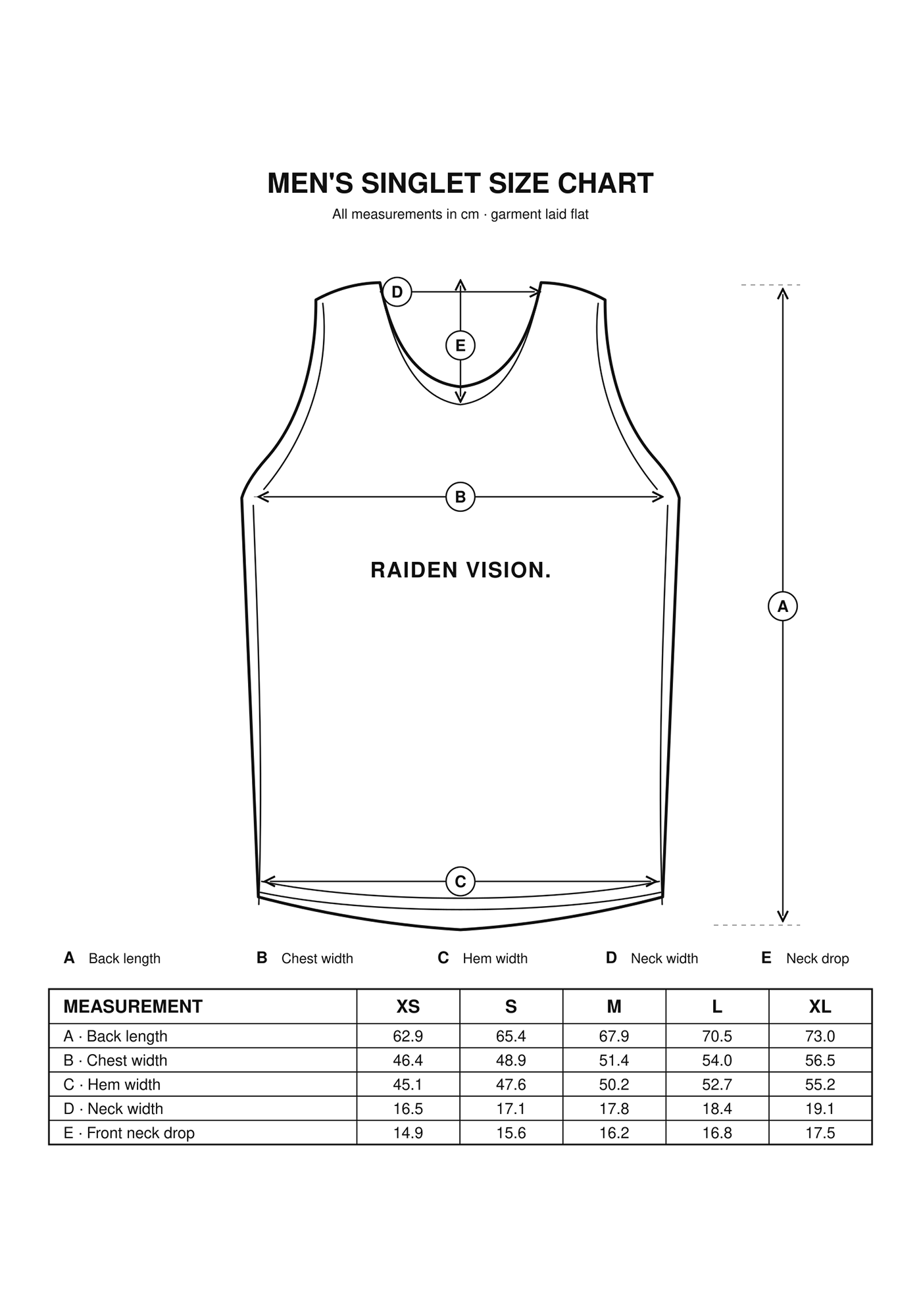 RAIDEN Running Singlet Coffee DNA Men [Size chart]