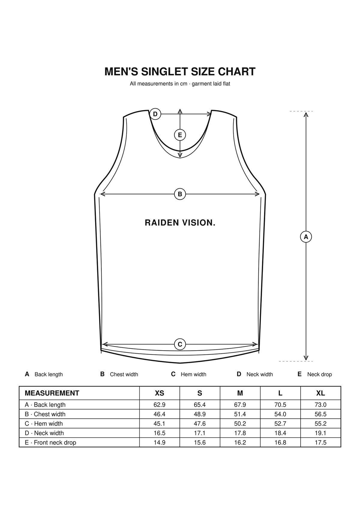 RAIDEN Running Singlet Coffee DNA Men [Size chart]
